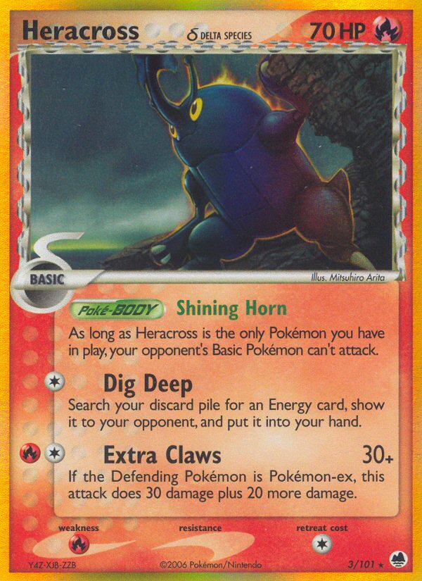 Heracross Delta species 3/101