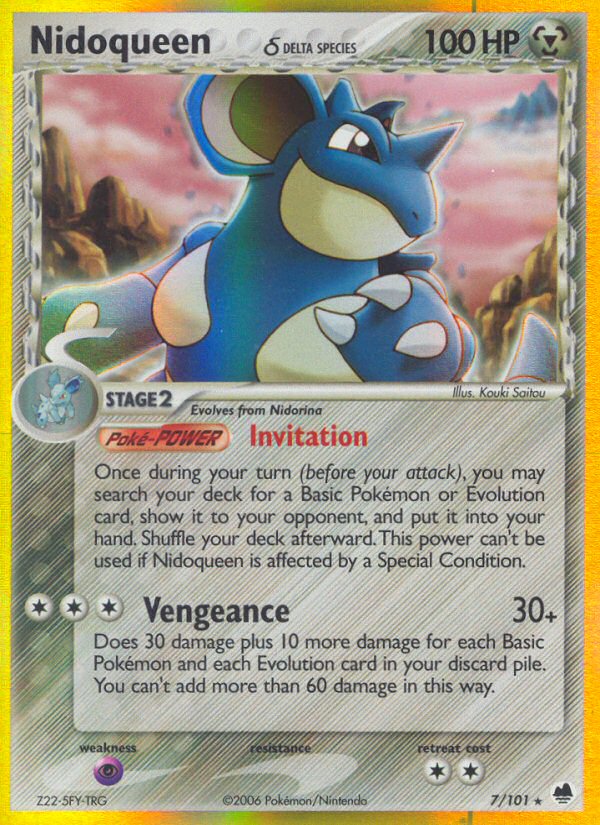 Nidoqueen Delta species 7/101