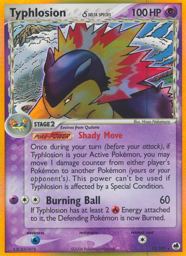 Typhlosion Delta species 12/101