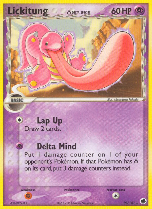 Lickitung Delta species 19/101