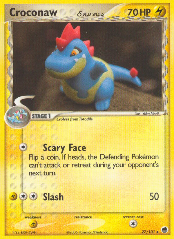 Croconaw Delta species 27/101