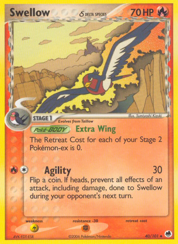 Swellow Delta species 40/101