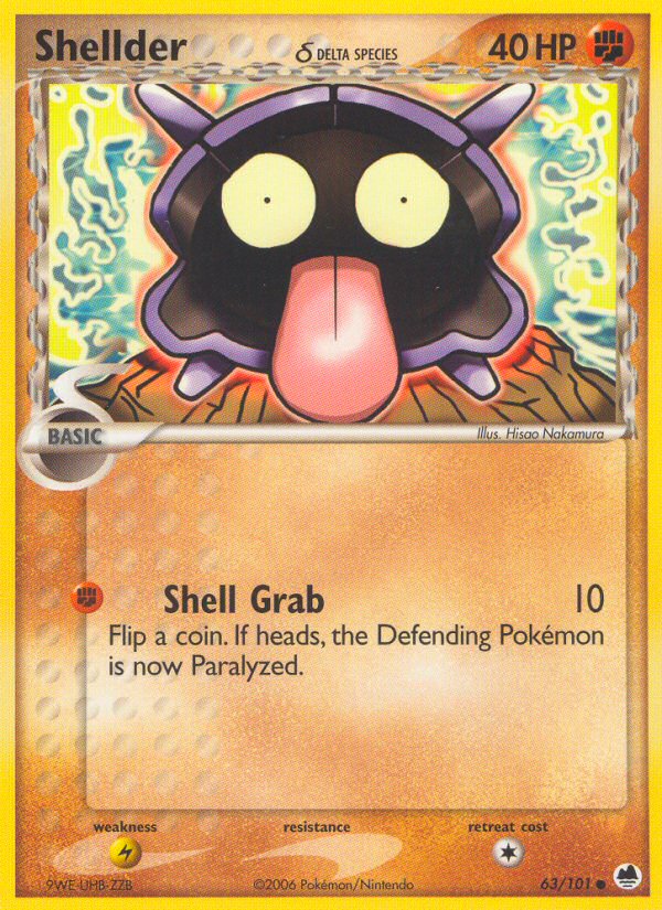 Shellder Delta species 63/101