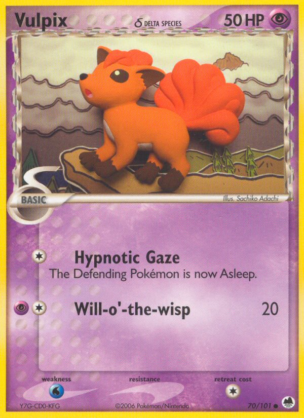 Vulpix Delta species 70/101