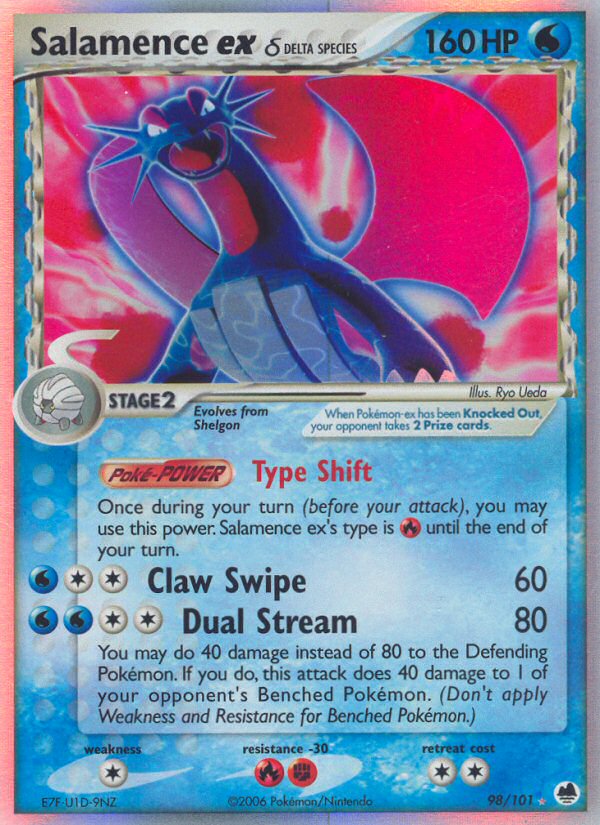 Salamence ex Delta species 98/101