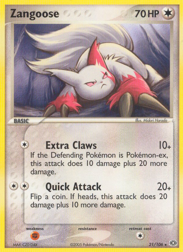 Zangoose 21/106