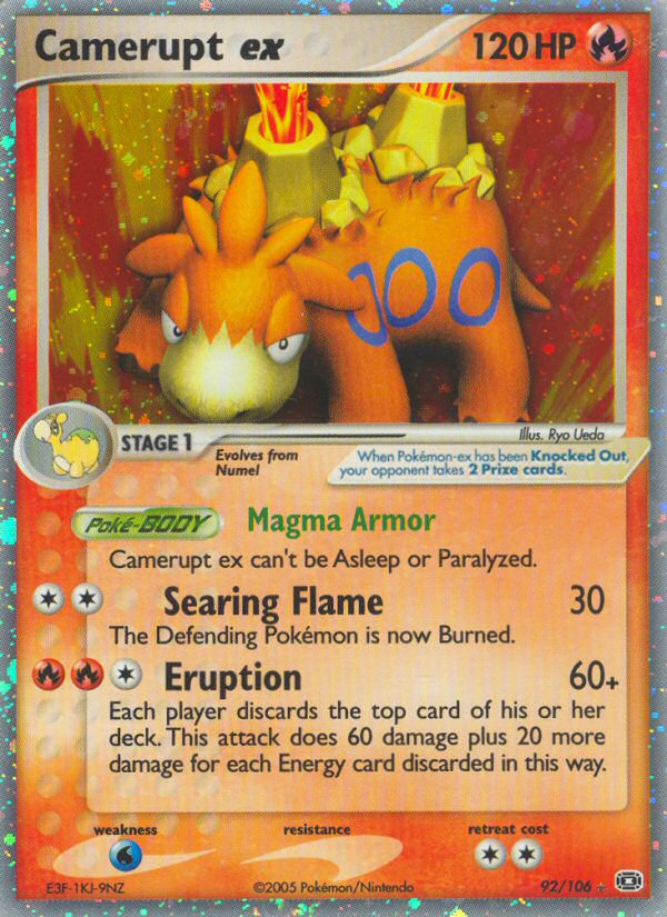 Camerupt ex 92/106
