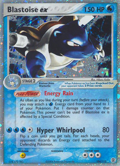 Blastoise ex 104/112