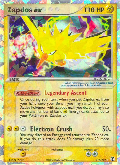 Zapdos ex 116/112