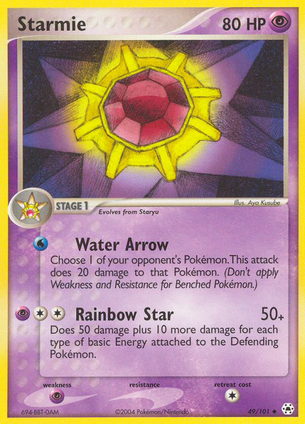 Starmie 49/101