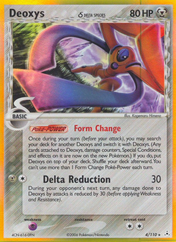 Deoxys Delta species 4/110