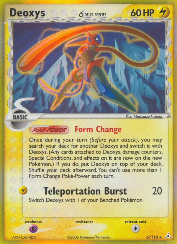 Deoxys Delta species 6/110