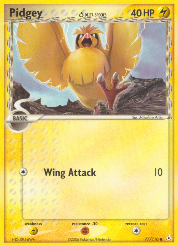 Pidgey Delta species 77/110