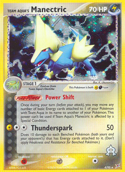 Team Aqua's Manectric 04/95
