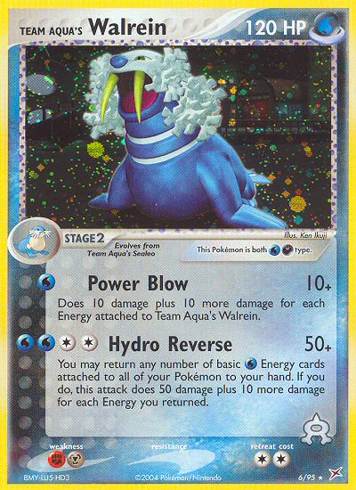 Team Aqua's Walrein 06/95