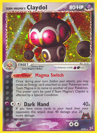 Team Magma's Claydol 08/95