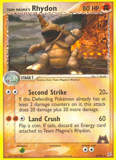 Team Magma's Rhydon 22/95
