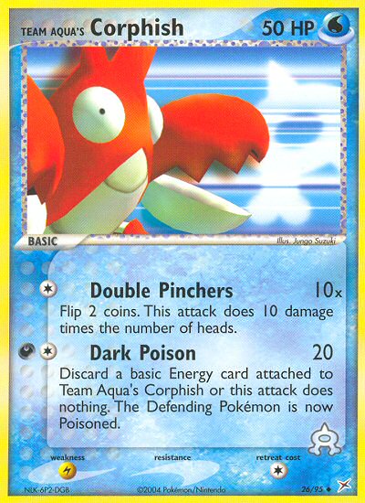 Team Aqua's Corphish 26/95