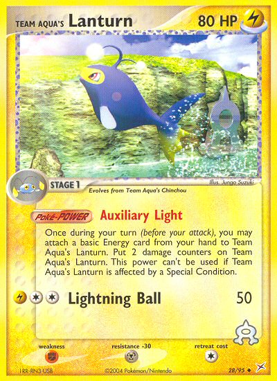 Team Aqua's Lanturn 28/95