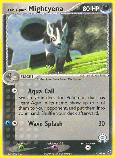 Team Aqua's Mightyena 30/95