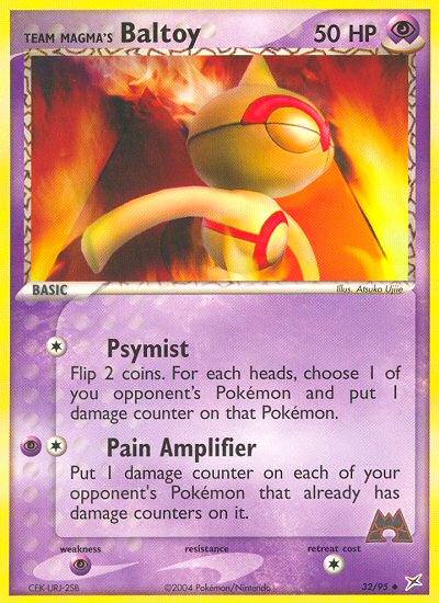 Team Magma's Baltoy 32/95