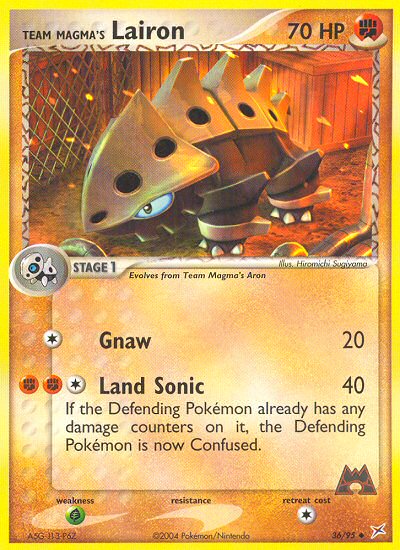Team Magma's Lairon 36/95