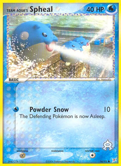 Team Aqua's Spheal 56/95