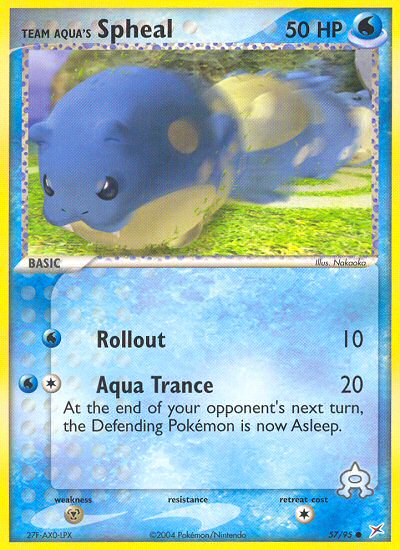 Team Aqua's Spheal 57/95