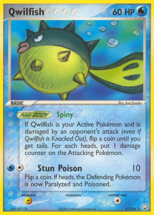 Qwilfish 27/109
