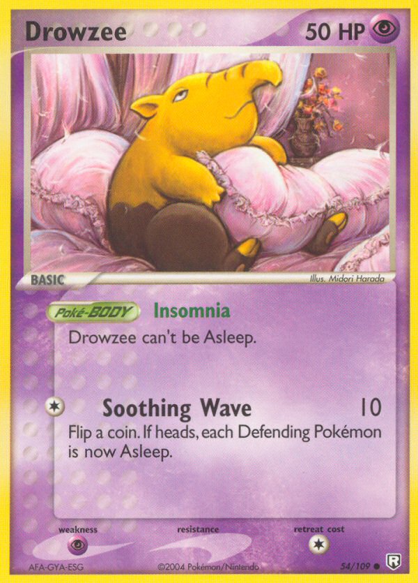 Drowzee 54/109 Reverse holo