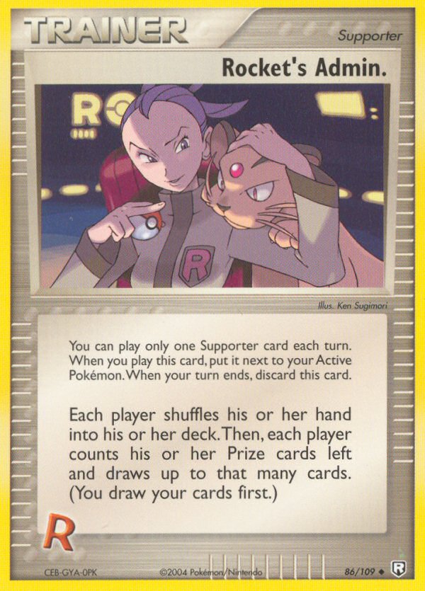 Rocket's Admin. 86/109