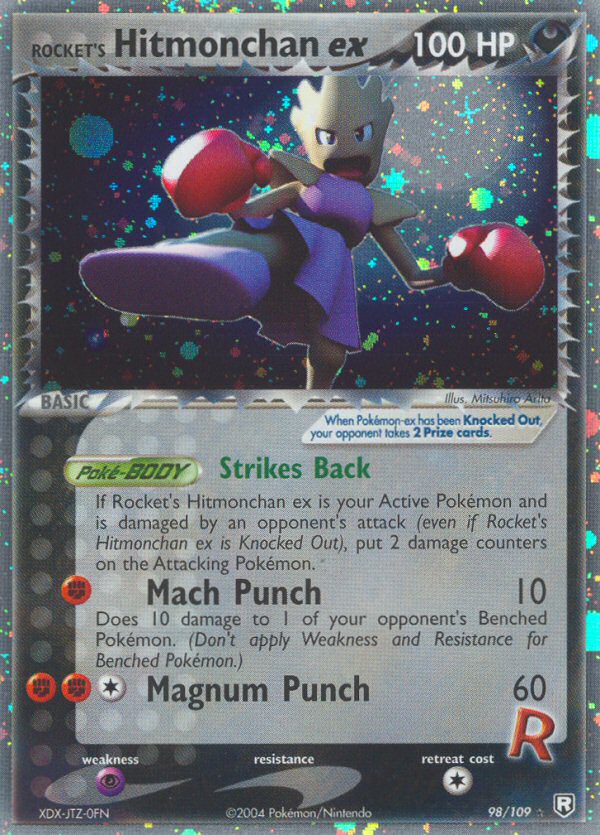 Rocket's Hitmonchan ex 98/109