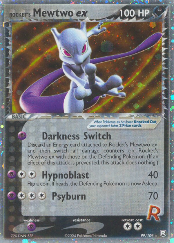 Rocket's Mewtwo ex 99/109