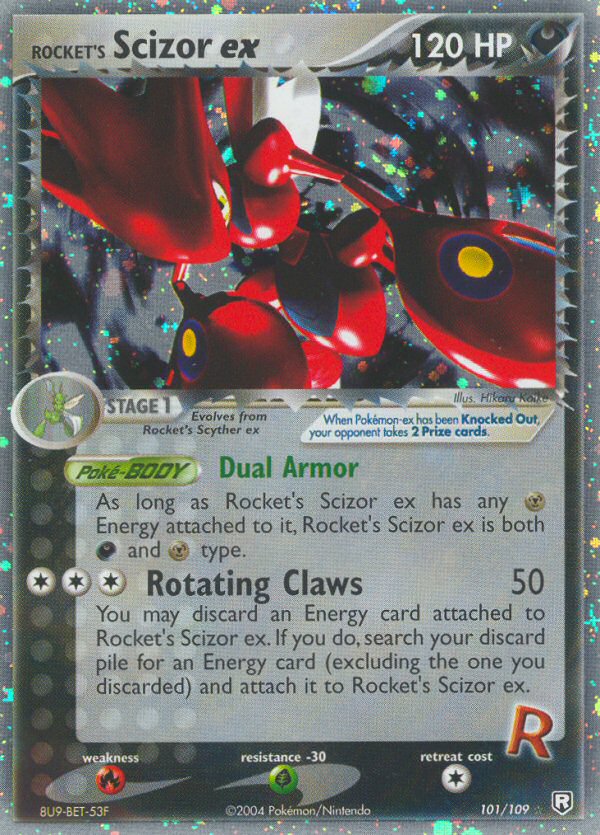 Rocket's Scizor ex 101/109