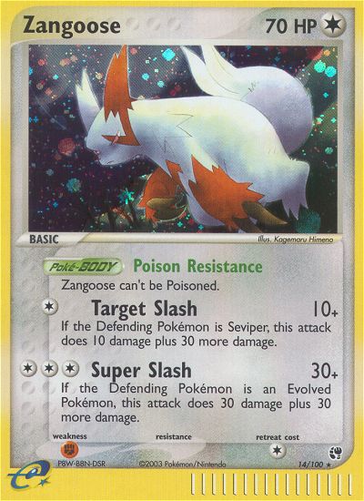 Zangoose 14/100