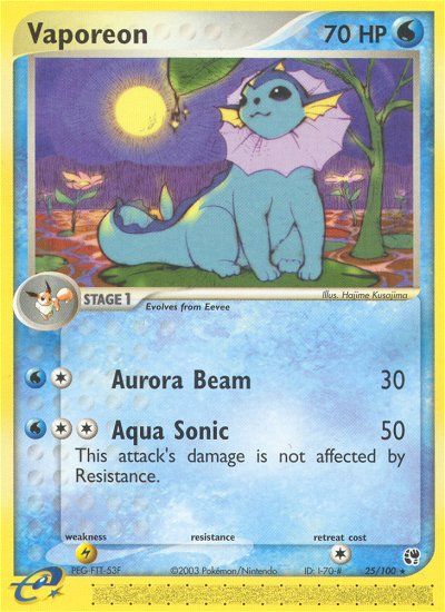Vaporeon 25/100