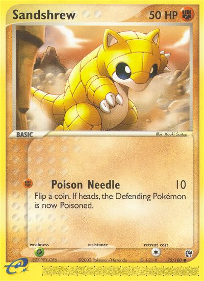 Sandshrew 75/100