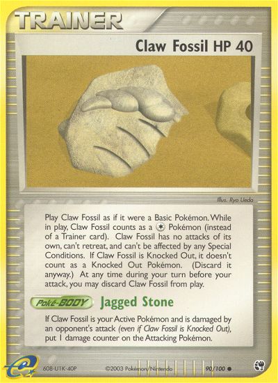 Claw Fossil 90/100