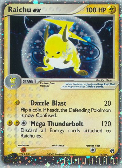 Raichu ex 98/100