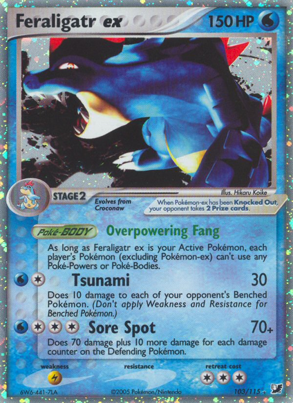 Feraligatr ex 103/117