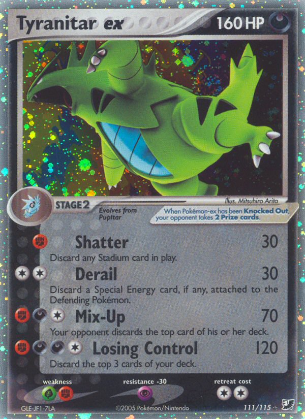 Tyranitar ex 111/117