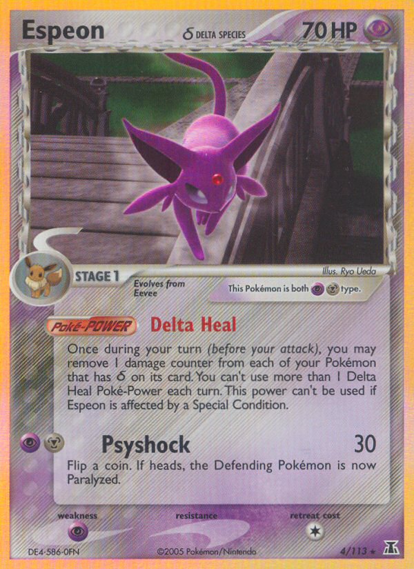 Espeon Delta species 4/114