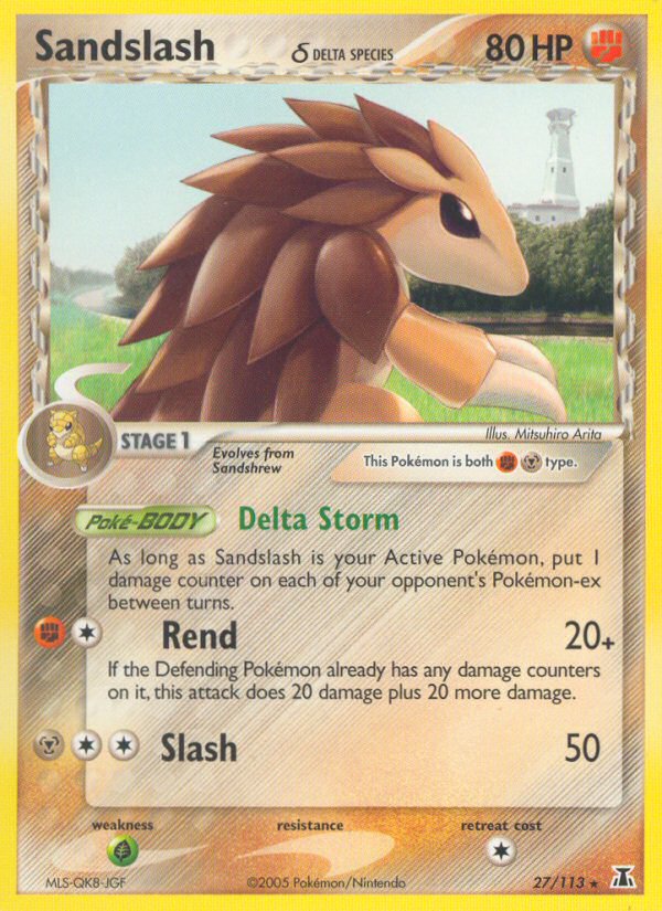 Sandslash Delta species 27/114