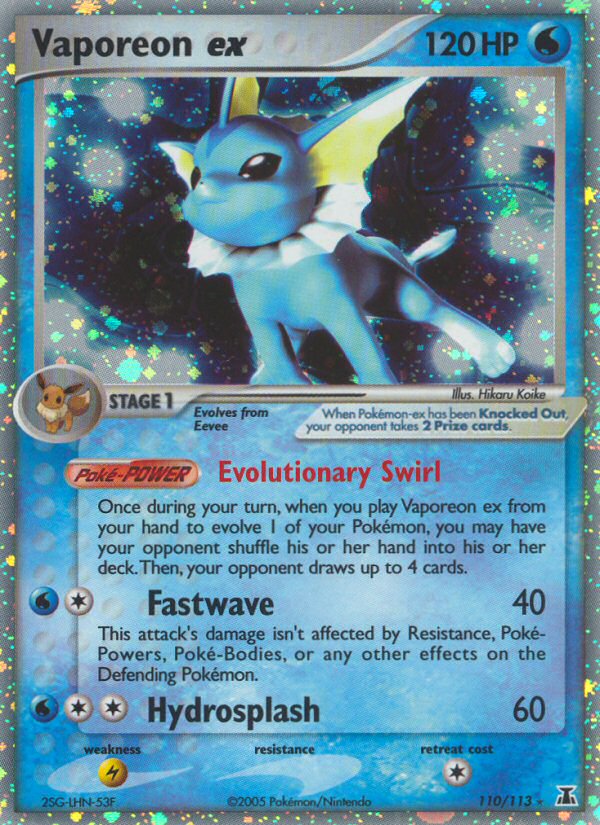 Vaporeon ex 110/114