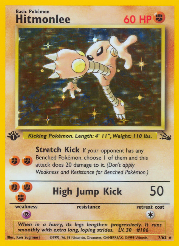 Hitmonlee 1st ed. 7/62