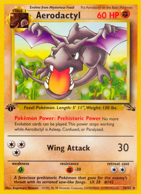 Aerodactyl 1st ed. 16/62