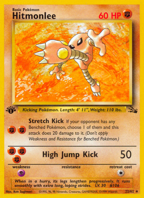 Hitmonlee 1st ed. 22/62
