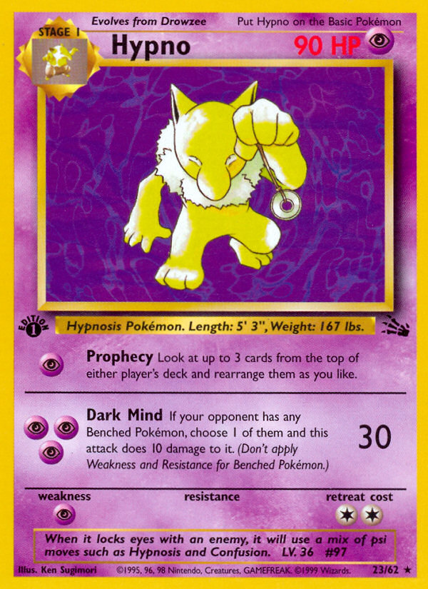 Hypno 1st ed. 23/62