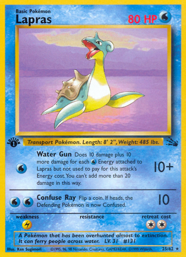 Lapras 1st ed. 25/62