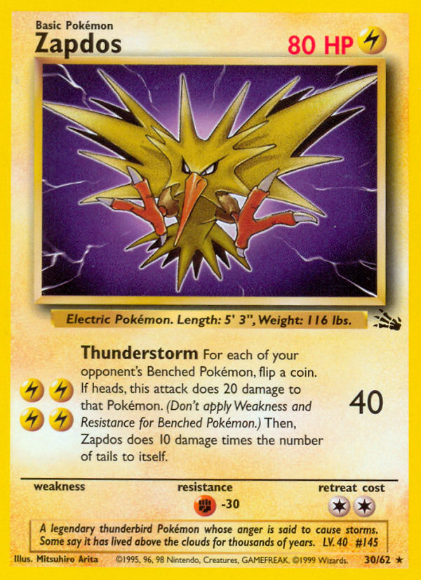 Zapdos 30/62